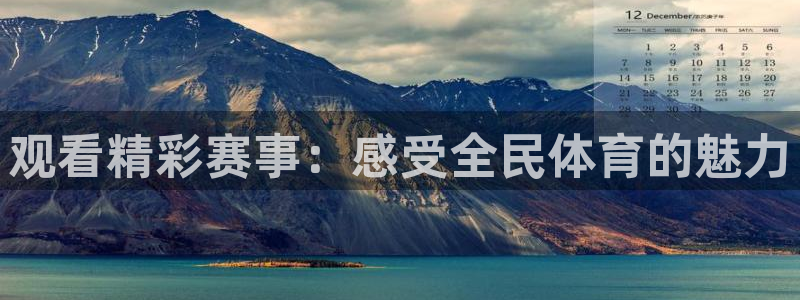 观看精彩赛事：感受全民体育的魅力