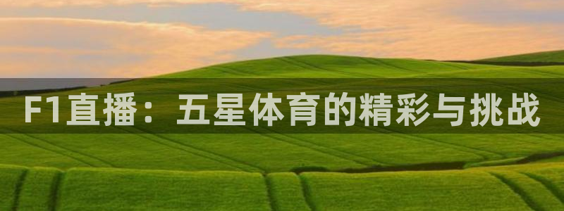 F1直播：五星体育的精彩与挑战
