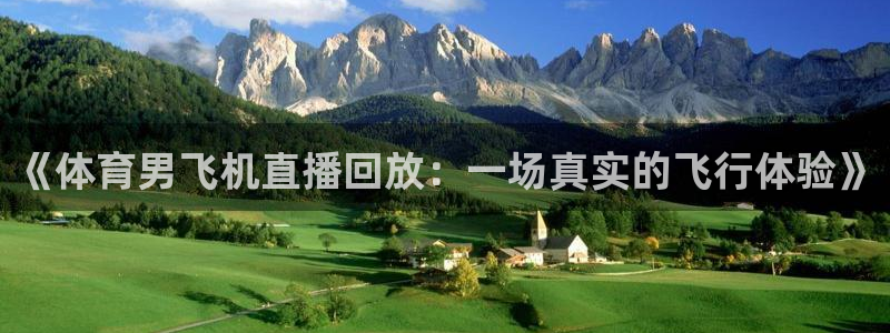 《体育男飞机直播回放：一场真实的飞行体验》