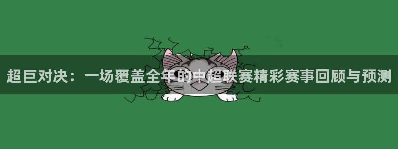 超巨对决：一场覆盖全年的中超联赛精彩赛事回顾与预测