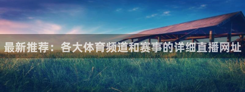 最新推荐：各大体育频道和赛事的详细直播网址